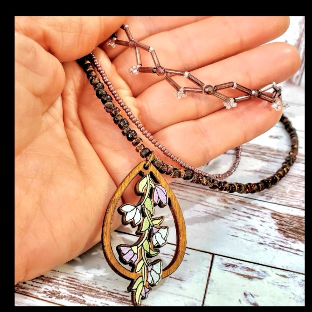 Woodland Multi-Layered Necklace - Picture 3 of 14